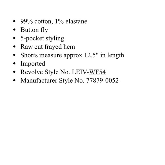 Levi Ribcage shorts - Picture 7 of 7